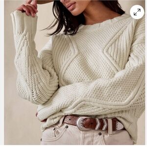 NWT Banana Republic Tavati Geometric Cropped Sweater - women's size small